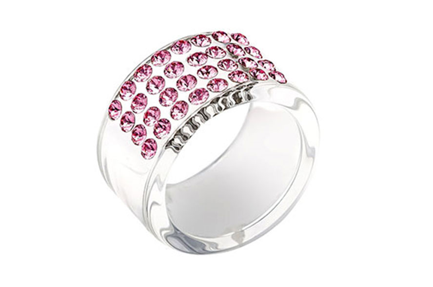 Vera Ring Acrylic Crystal Transparent