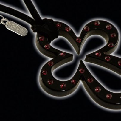 Rocco Black Acrylic Necklace