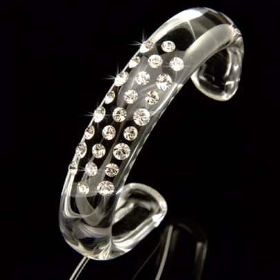 Grace Transparent Acrylic Bracelet