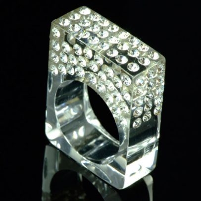 Lux Transparent Acrylic Ring