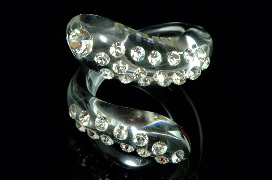 Serpente Transparent Acrylic Ring